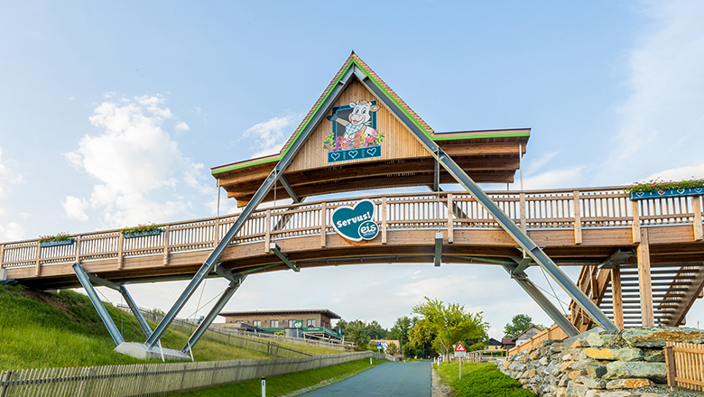 Eis-Greissler adventure park wooden bridge
