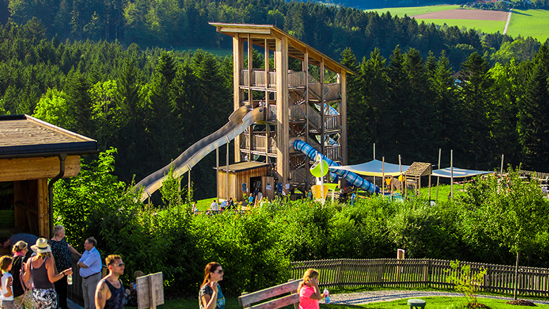 Eis-Greissler adventure park slide tower