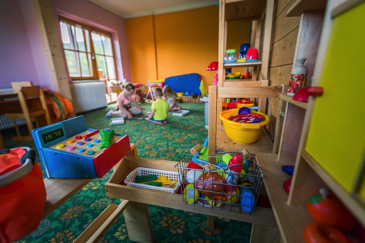 Playroom and lots of toys