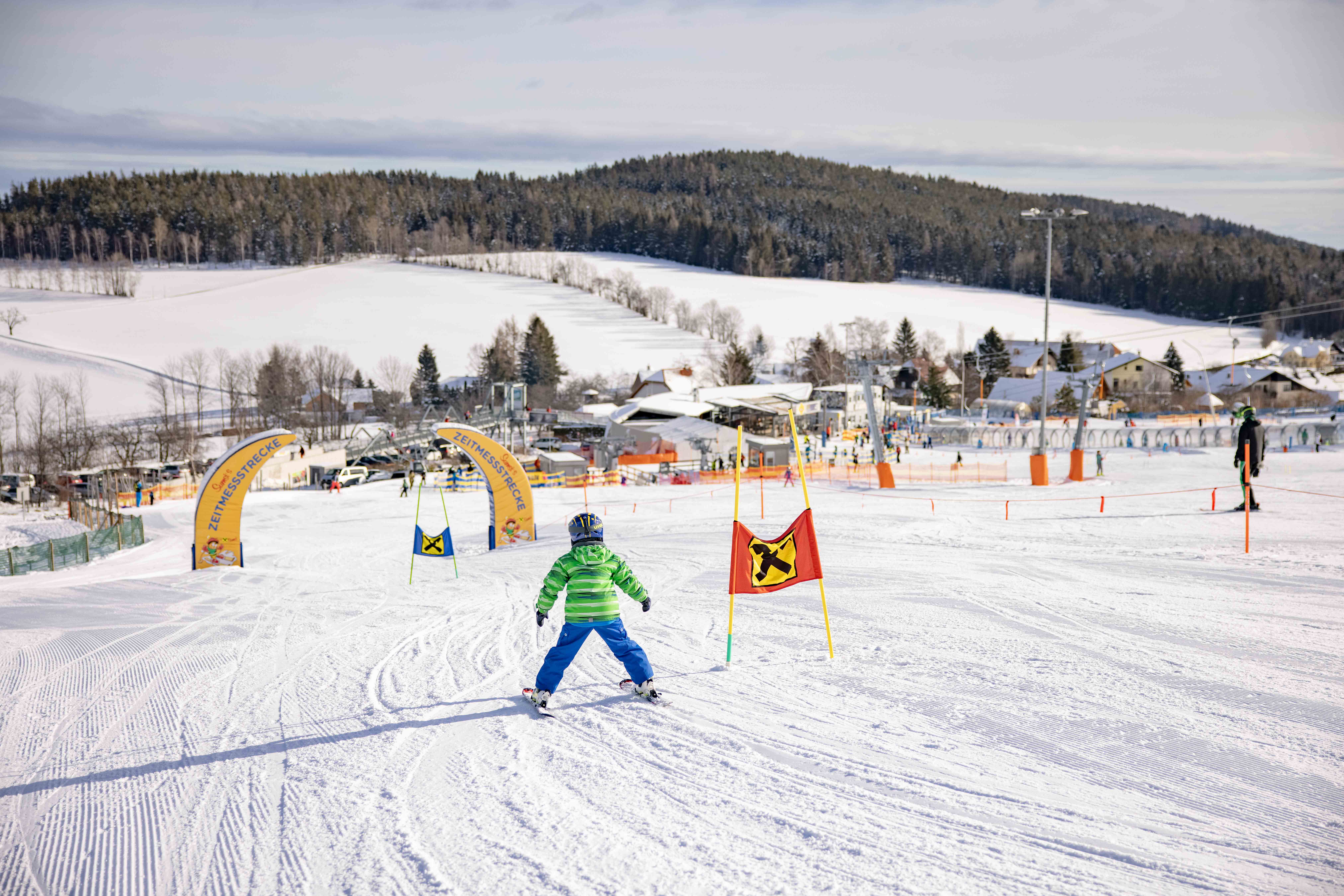Family ski area at the Wexl Arena St. Corona am Wechsel