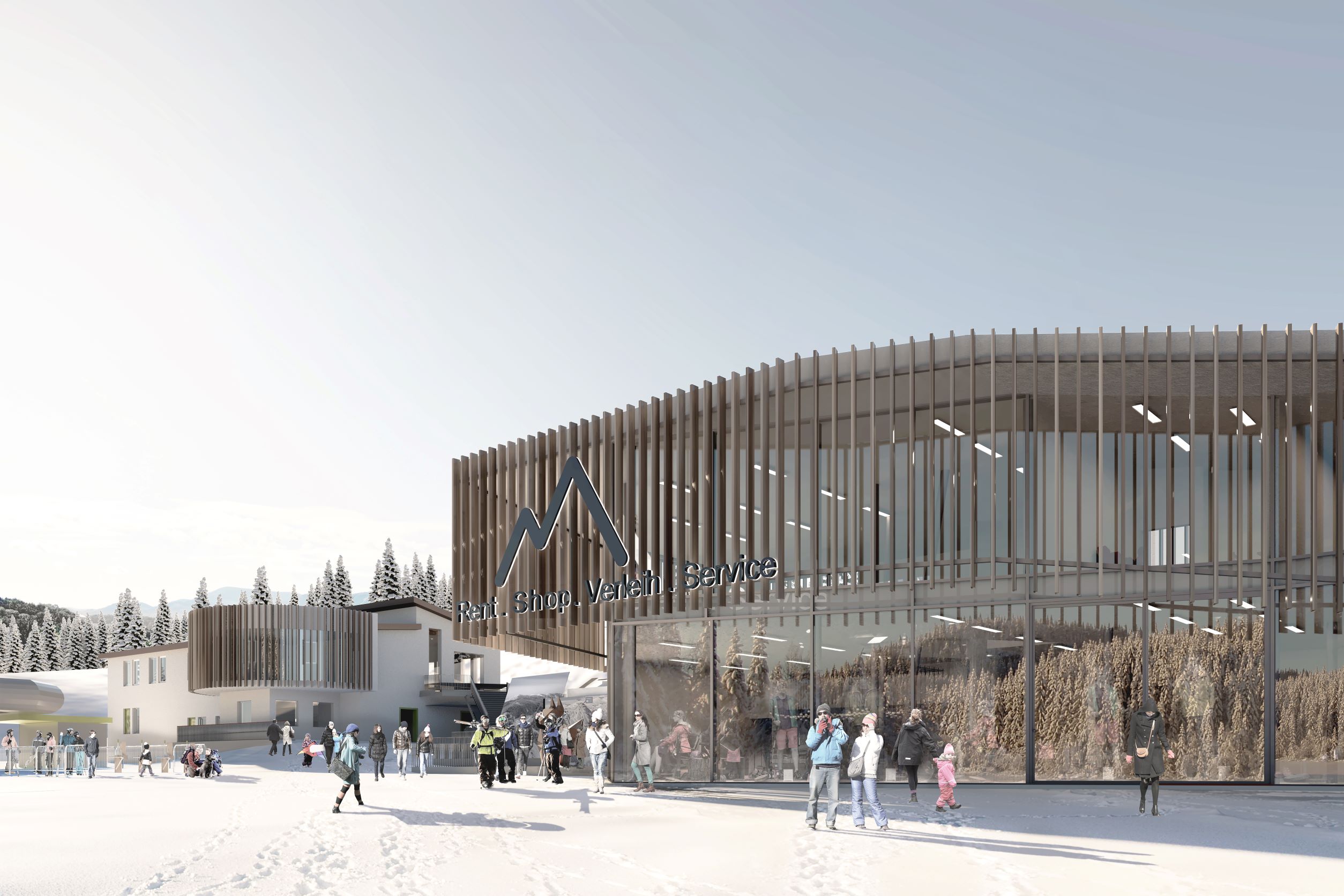 New service and rental station