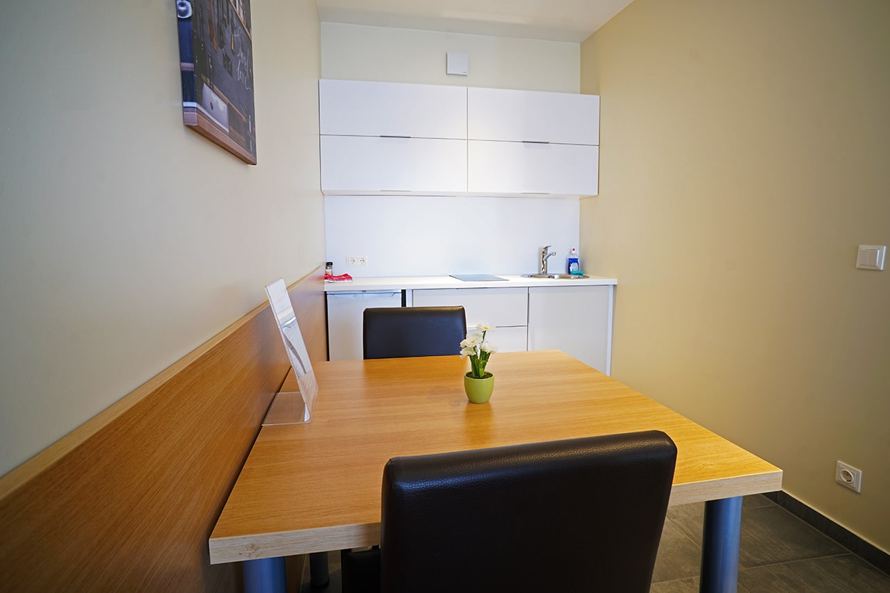 Kitchen with dining area
