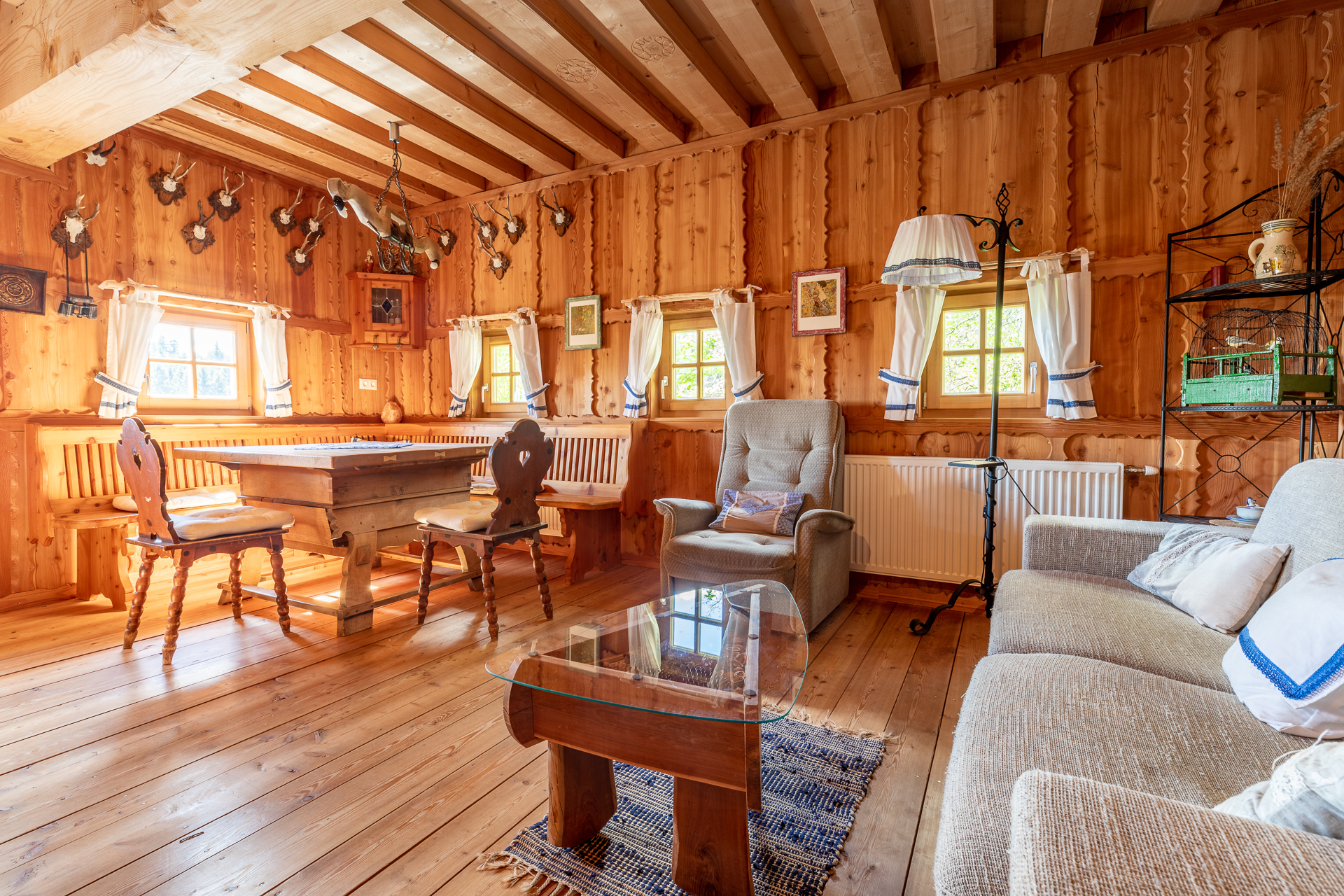 Living and dining area