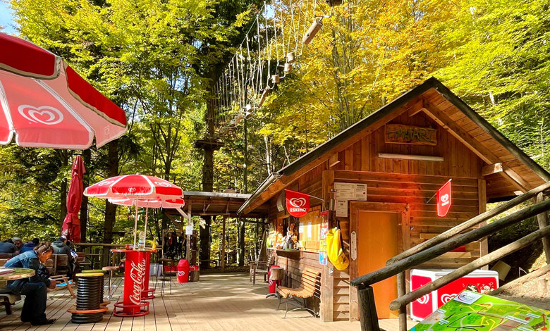 Kraft tanken auf der Sonnenterrasse